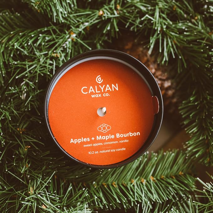 Apples & Maple Bourbon Scented Candle - Image 8