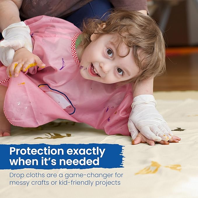REDIBLUE Canvas Drop Cloth for Painting - Image 6