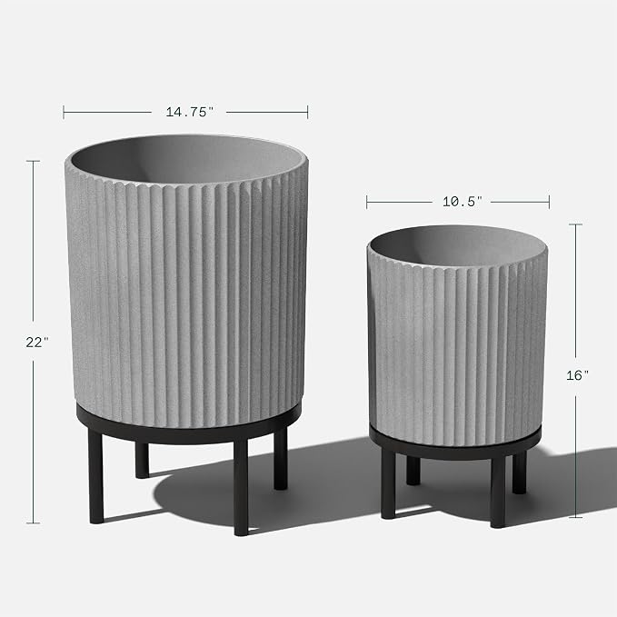 Veradek Demi Series Raised Duo Planters - Image 3