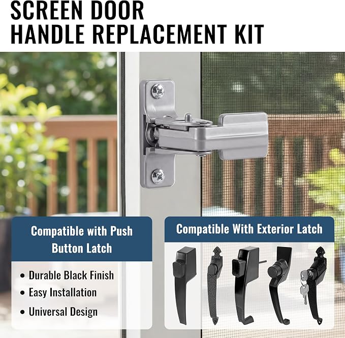 Screen Door Latch Inside Handle - Image 2