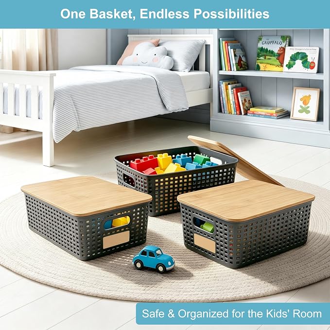 Small Plastic Storage Bins - Image 4