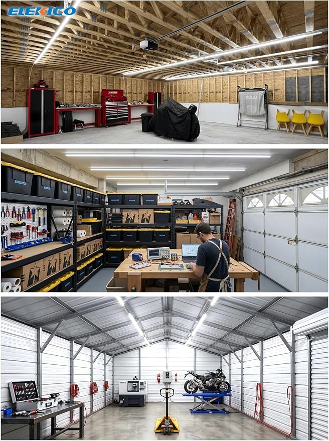 Industrial-grade Ultra-Bright 100W 8FT Led Shop Lights 15000LM 6Pack | 8' - Image 2