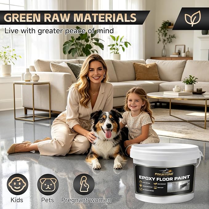 Epoxy Colored Sand Floor Paint Self Leveling - Image 5