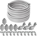 Yariwiz Flexible Electrical Conduit Liquid Tight PVC Conduit Kit by Yariwiz