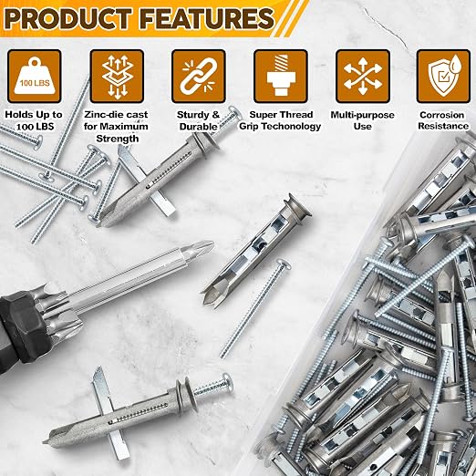 Heavy Duty Drywall Anchors - Image 2