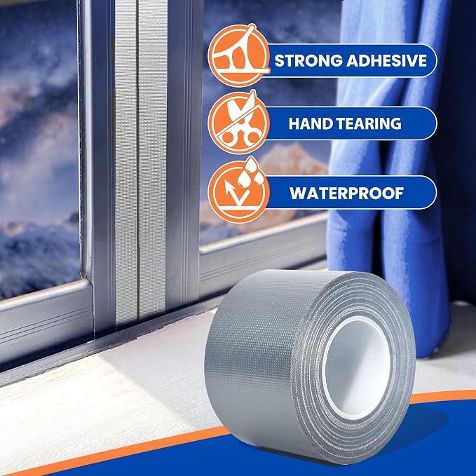 Silver Window Weather Sealing Tape, Window Draft Isolation Sealing Film Tape - Image 6