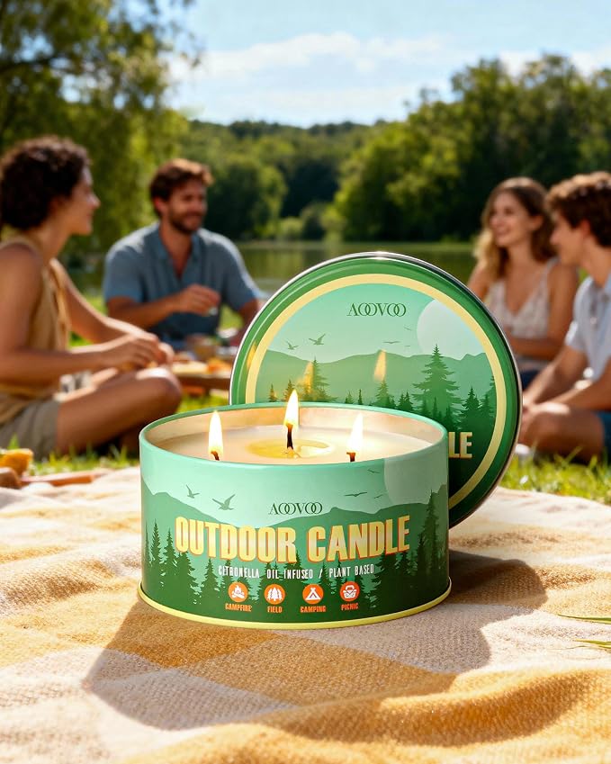 AOOVOO Citronella Candles Outdoor - Image 7