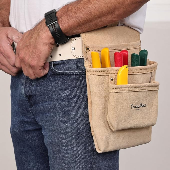 ToolPro Nail Pouch for Drywall Equipment, Pliers – for Construction, and DIY - Image 6