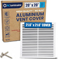 20x20 Aluminum Wall Ceiling Air Return Vent Cover HVAC Rustproof Grille by ACLAMINAIRE