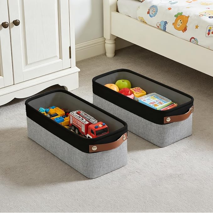 Small Fabric Storage Baskets, Decorative Basket - Image 2
