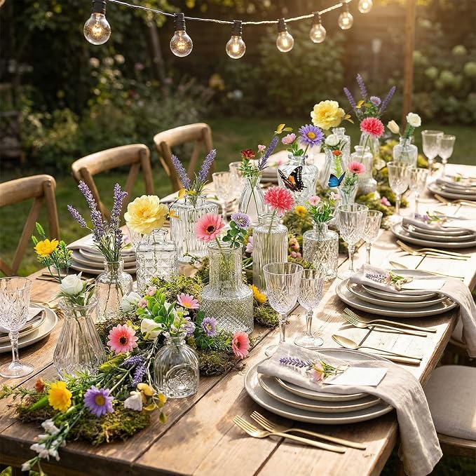 36 Pcs Artificial Flowers Table Centerpiece - Image 3
