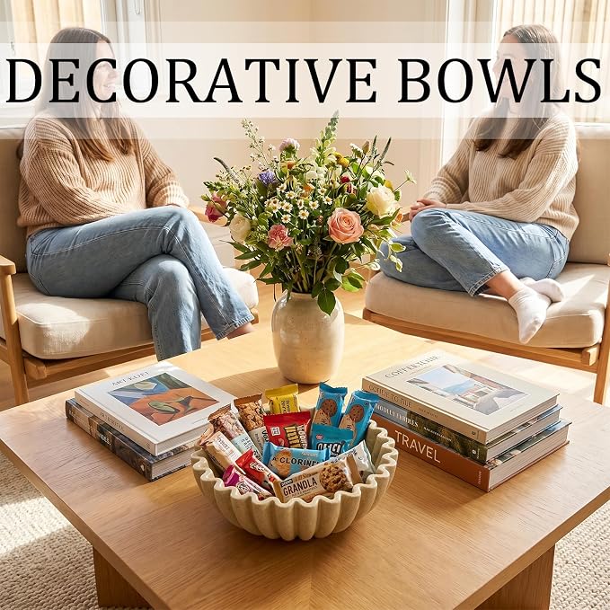 Decorative Bowls for Home Decor | Medium Model Fruit Bowl for Kitchen Counter - Image 5