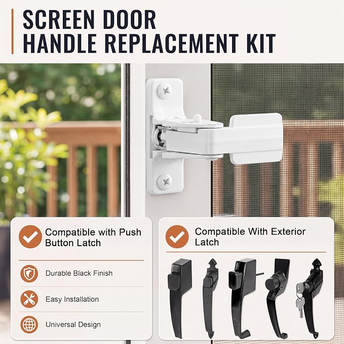 Storm and Screen Door Latch Repair Kit - Image 4
