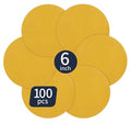 100 Pcs 6 Inch 100 Grit PSA Self Adhesive DA Sanding Disc Roll Sandpaper by Shawya