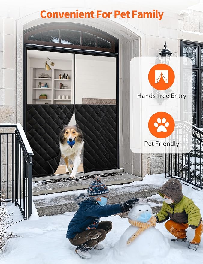 Magnetic Thermal Insulated Door Curtain - Image 5