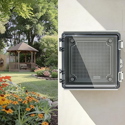 NineLeaf 6x6x4 Outdoor Electrical Box IP67 Weatherproof Junction Box, - Image 3