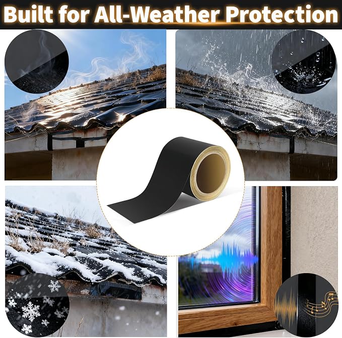 Flashing Tape for Windows and Doors, 3.75 in x 90 ft, 12 Rolls | Acrylic - Image 4