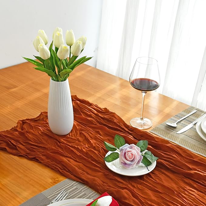 Mandy's 28pcs Artificial Cream Tulips | 13.5 Inch Lifelike PU Tulips Faux - Image 3