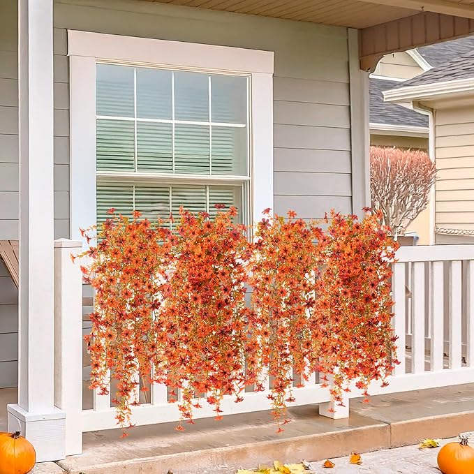 INQCMY Artificial Fall Fake Flowers - Image 4