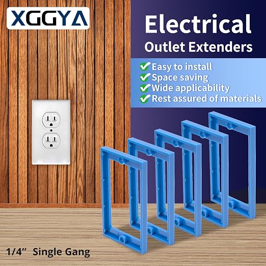 1/4Inch Single Gang Receptacle Outlet Box Extenders - Image 2