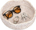 Hipiwe Rattan Key Basket for Entryway Table Handwoven Small Baskets Tray | by Hipiwe