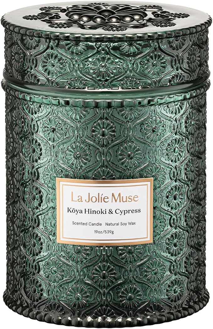 LA JOLIE MUSE Pine & Hinoki Cypress Scented Candles by LaJol%C3%ADeMuse
