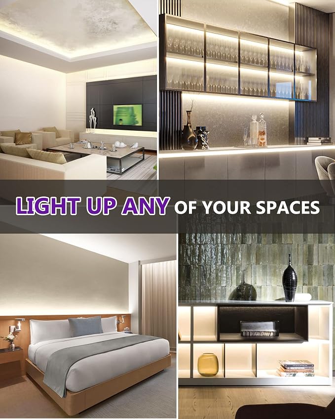 HitLights COB LED Strip Lights Neutral White 4000K, 32.8ft 24V, UL Listed | - Image 7