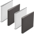 4 Pcs Door Corner Seals, Self-Adhesive Wedge Draft Stoppers, Foam Pads by LifCratms