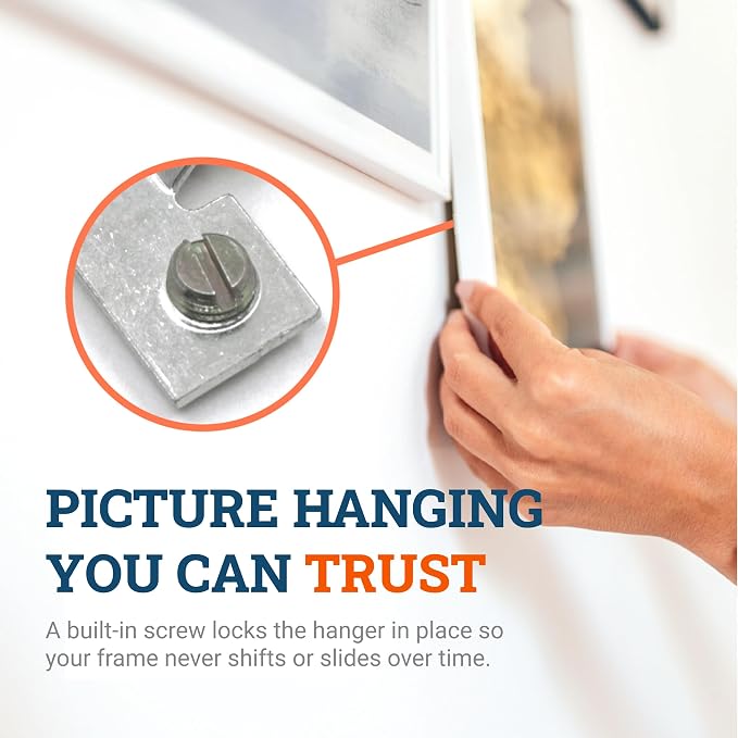 PHS Metal Frame D-Ring Picture Hangers, 24 Pack - Image 6