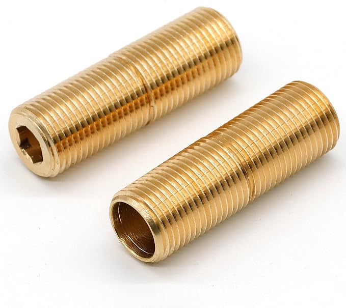 Brass Pipe Adapter Plumbing, G1/2" Male Thread to NPT1/2" Male Pipe Fitting - Image 8