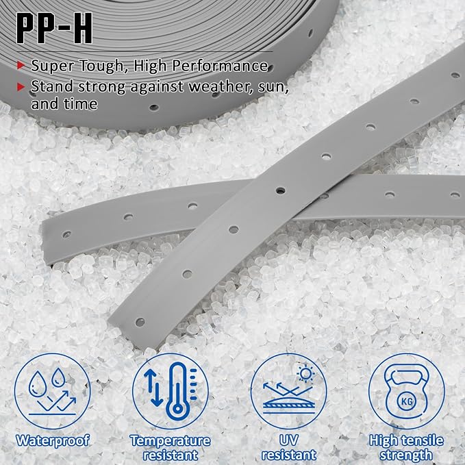 Plastic Hanger Strap 3/4 Inch x 52Feet Reinforced Flexible Hanger Strap - Image 4
