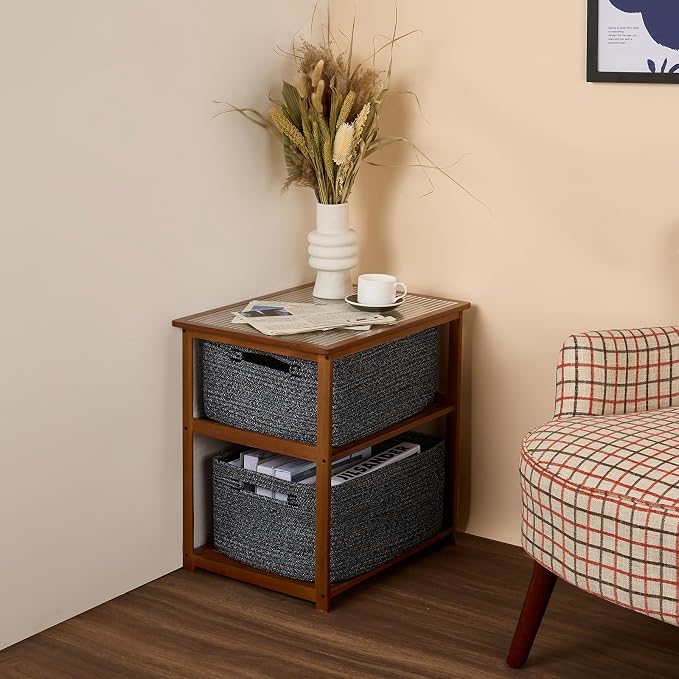 MiniArk Large Storage Baskets for Shelves, Baby Nursery, Toy Baskets Box - Image 8