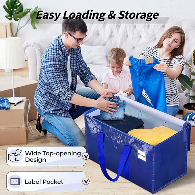 ukeetap 8 Pack Extra Large Clothes Storage Bins - Image 5