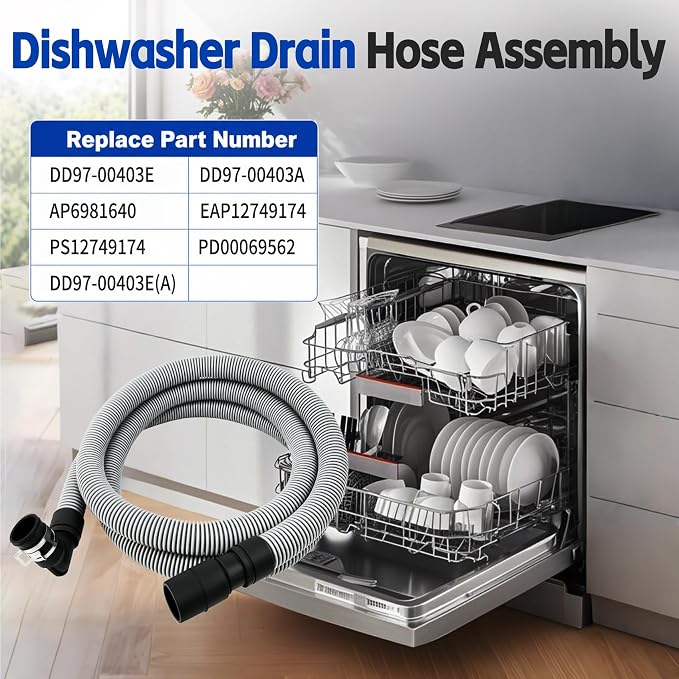 DD97-00403E Dishwasher Drain Hose - Image 3