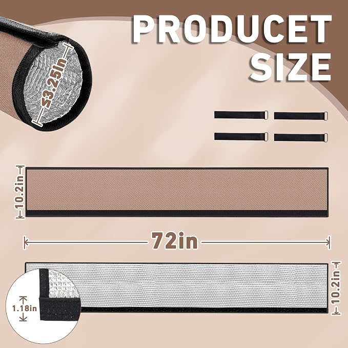 5 Layers HVAC Copper AC Line Pipe Insulation Cover Outdoor 6ft x 10.2in - Image 2