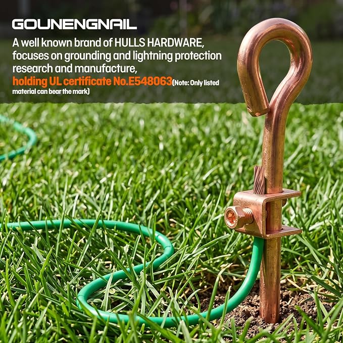 Ground Rod - 3/8" Copper Bonded Grounding Rod - Image 7