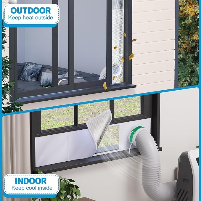 Air Jade Portable Air Conditioner Window Kit, Insulated Window Seal Kit - Image 8