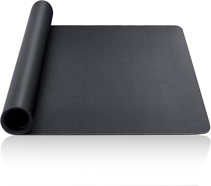 Drydiet 1 Pcs Work Bench Mat Top 24 x 48, PU Leather Tool Box Drawer Liner Tool by Drydiet
