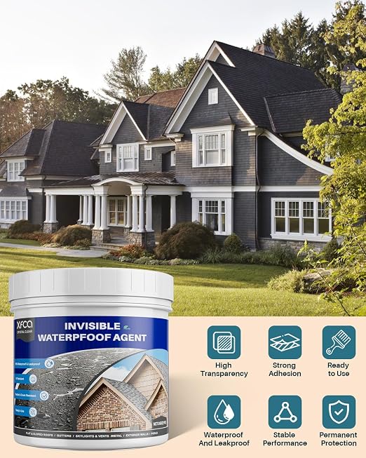 Transparent Waterproof Sealant, 35 oz Clear Transparent Waterproof Coating - Image 2