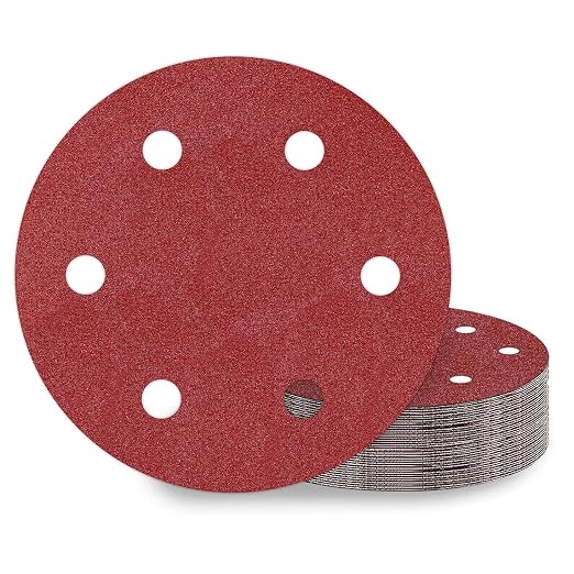9 Inch Sanding Disc 100 Grit Hook and Loop Sandpaper by Awutzut