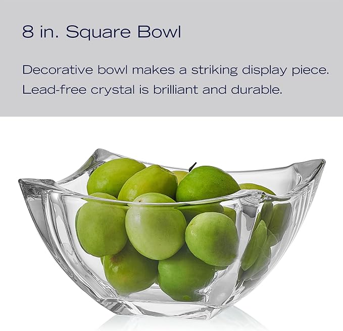 Mikasa Baron Crystal Square Bowl, 8 Inch - Image 5