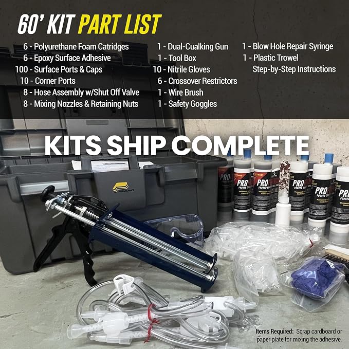 PRO Foundation Crack Repair Kit – Polyurethane Crack Injection Foam - Image 6