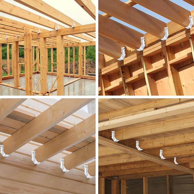 2x6 Joist Hangers 25PCS 18Gauge Rafter Bracket Double Shear Hanger | Joist - Image 4