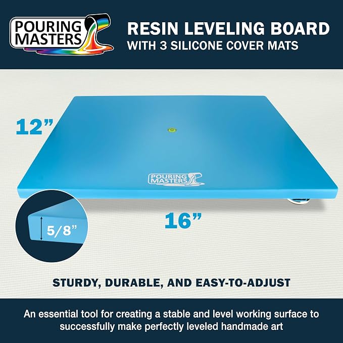 Pouring Masters Leveling Board for Epoxy Resin & Acrylic Pouring - Image 2