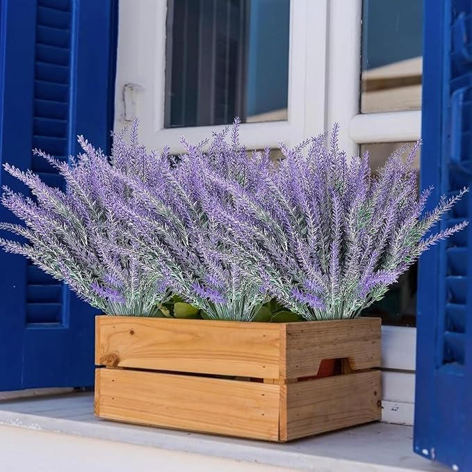 TURNMEON 10 Bundles Artificial Lavender Flowers - Image 8