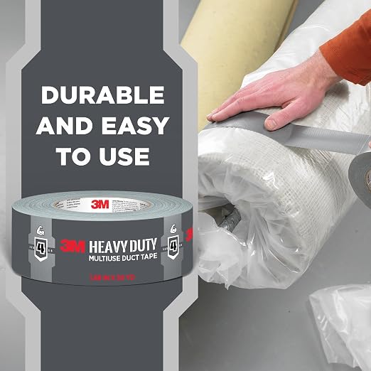 3M Heavy Duty Duct Tape White, 1.88 in x 20 yd, 1 Roll, 2120-WH | Temporary - Image 6