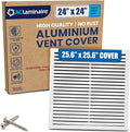 24x24 Aluminum Wall Ceiling Air Return Vent Cover HVAC Rustproof Grille by ACLAMINAIRE