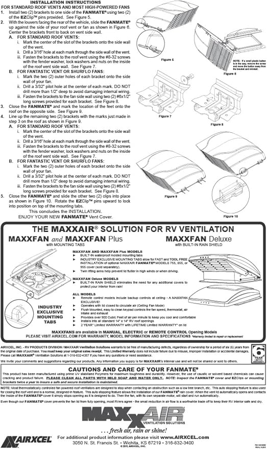 MAXXAIR Maxx I+ Vent Cover for RV Roof Vents - Image 8