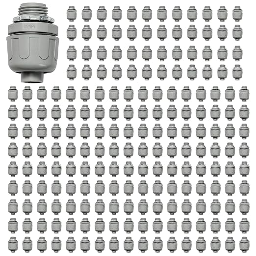 Conduit Connectors, 1/2 Inch, Non-Metallic, by HDHAODA