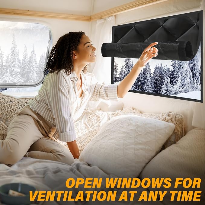 Beeveer Rv Magnetic Window Insulation Kit 16 x 25 Inches Pre Cut | Magnetic Rv - Image 5